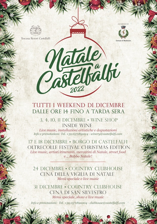 Celebrate Christmas at Castelfalfi