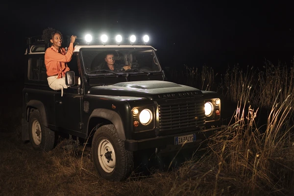 Card jeep night safari